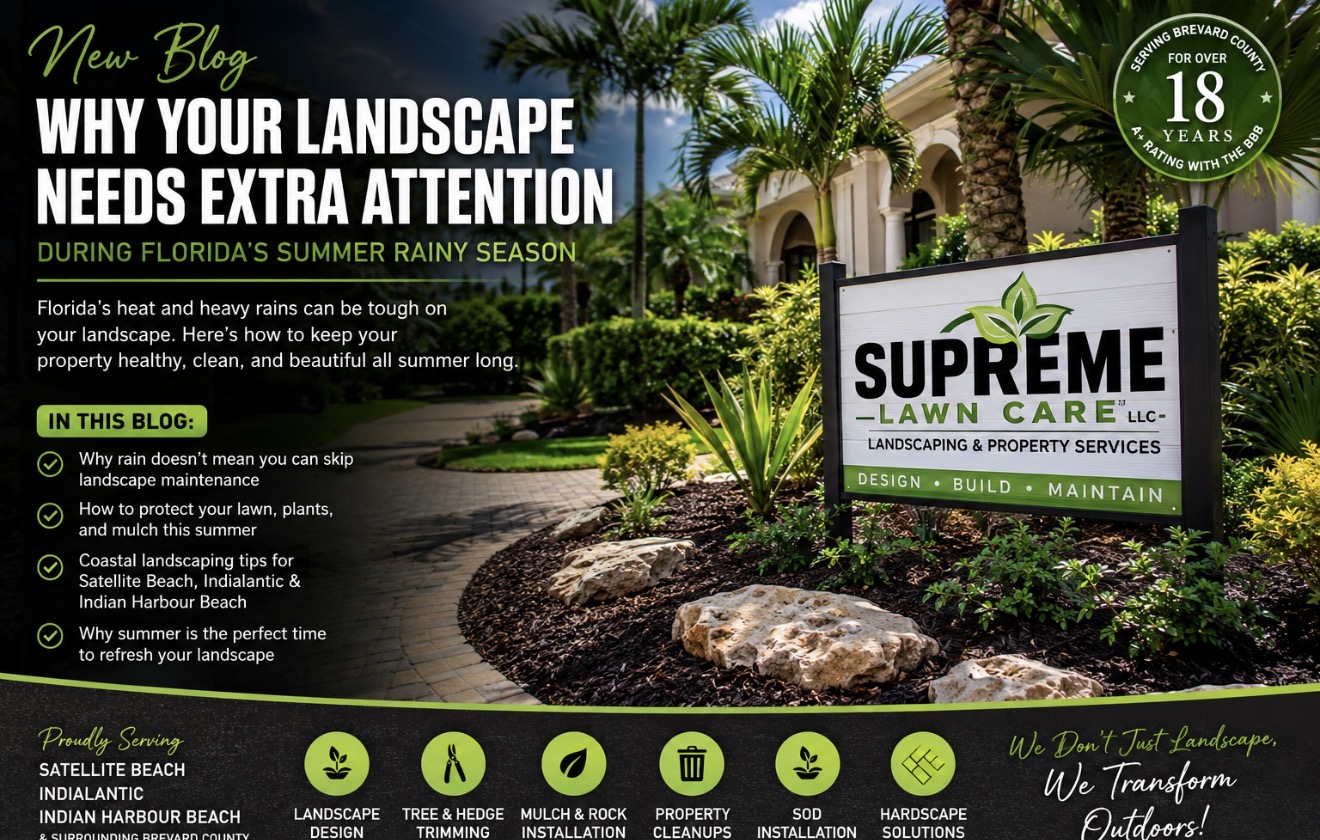 Summer Landscaping Tips for Satellite Beach, Indialantic & Indian Harbour Beach | Supreme Lawn Care LLC