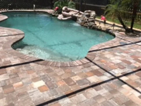 Paver Pool Deck in Melbourne