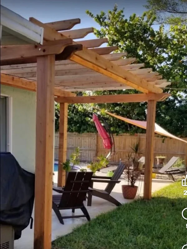 Covered Outdoor Sitting Area