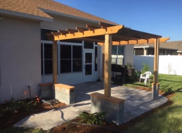 Back Patio Pergola Addition
