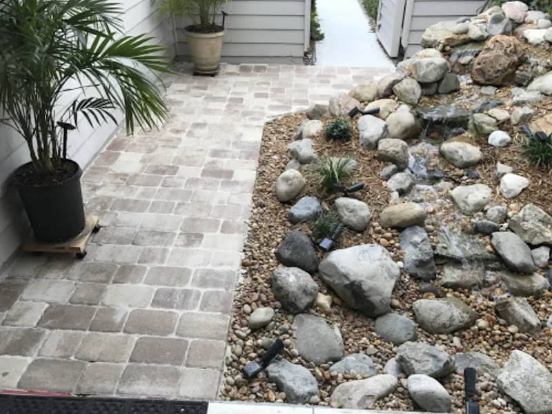 Waterfall and Pond Installation