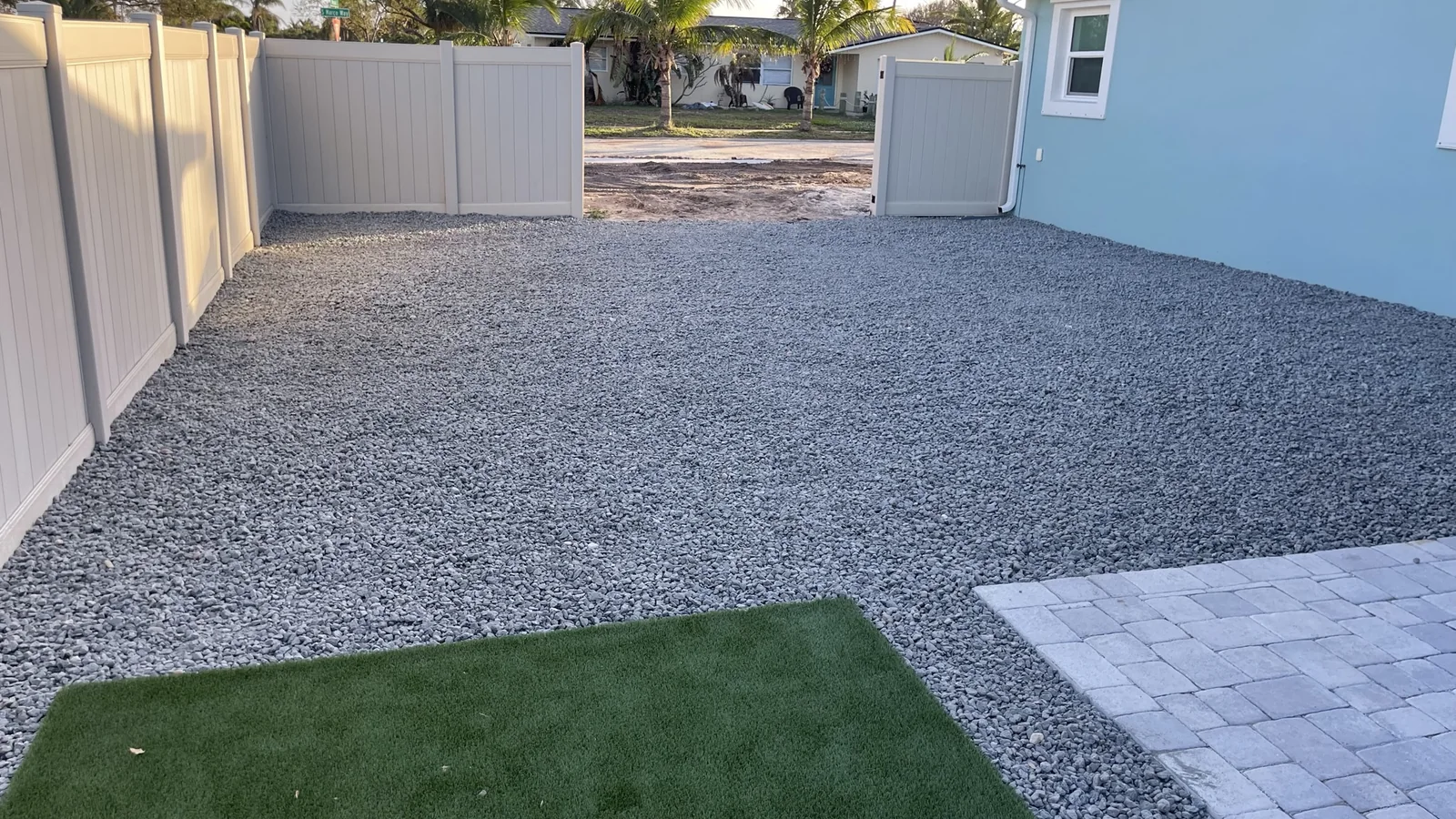 Zero-Scape, Artificial Turf and Rock Installation project in Brevard County